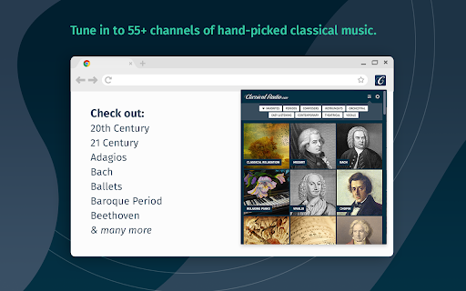 ClassicalRadio.com - Widest Selection of Curated Classical Music (Official) :: Elegant human-curated classical music experience. From solo piano to full orchestras, there is something for all refined ears.