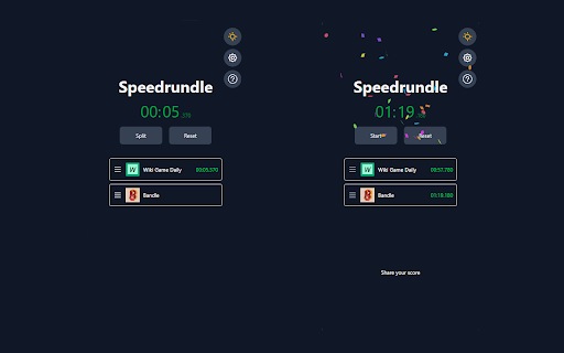 Speedrundle :: Speedrun your daily puzzle games.