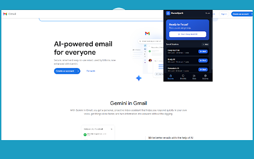 FocusSpark – Smart Focus Sessions :: Session-based Pomodoro + intelligent site blocker for deep work.