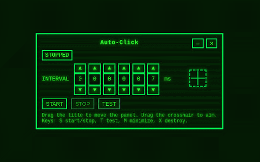 InkEgg Auto-Clicker :: On-demand crosshair auto-clicker UI for any page.