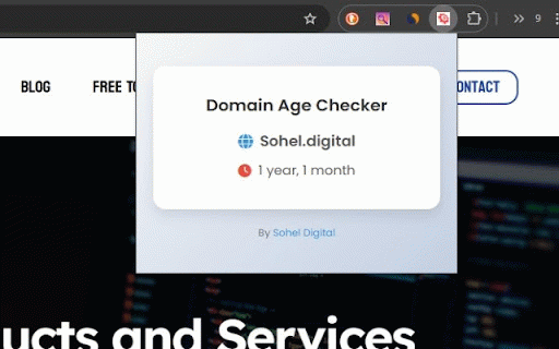 Domain Age Checker | Domain Age Lookup Tool | Domain Age Checker Tool :: Check the age of the current domain.