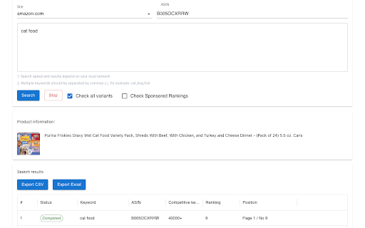 FF AMZ Keyword Rank Tracker :: Free Amazon keyword ranking & indexation check tool. Custom keyword ranking monitoring, monitoring time is controlled in minutes.