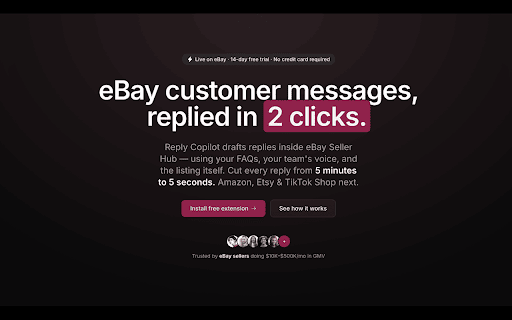 Reply Copilot :: AI-drafted replies for marketplace customer-support messages.