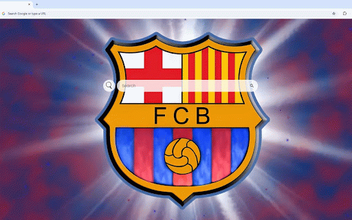 Barcelona Live Wallpaper :: Animated FC Barcelona crest with glowing blaugrana colors in a dynamic live background.