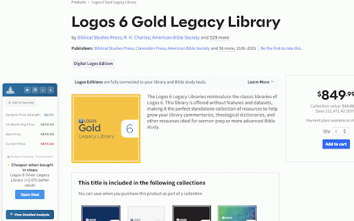 Theodeals Logos Price Tracker :: Logos price history, deal analysis, dark mode and optional personal-price recommendations. Affiliate links may be used when enabled.