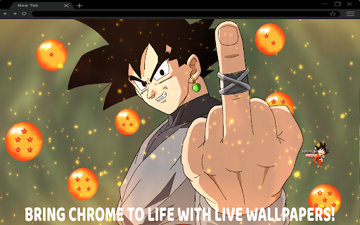 Goku Dragon Ball Live Wallpaper :: Ignite your spirit—Goku powers up your new tab with unstoppable energy! 🔥