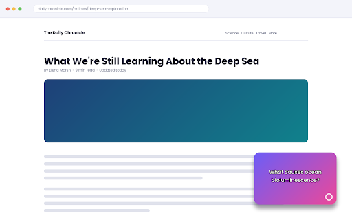 Learnloop - Flashcards While Browsing :: Turn spare moments into learning. Get automatic flashcard reminders while you browse.