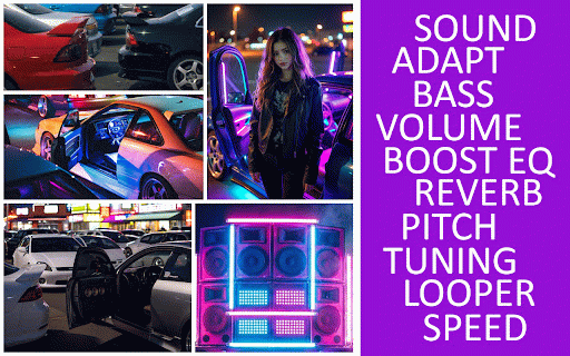 SoundAdapt :: Professional Sound Control. Pitch Shift, Tuning, Speed, Looper, EQ, Bass Boost, Reverb & Volume Up.