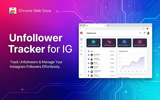 Unfollower & Follower Tracker for IG :: Instagram unfollower checker & follower tracker. Discover who unfollowed you, find non-followers, and clean up your IG following.