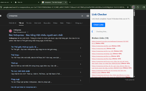 Link Checker (Broken Links) :: Link Checker (Broken Links): Check for broken links
