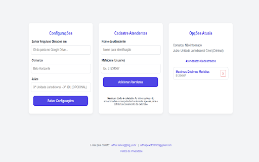 PJe Docs - Manifestações do TJMG :: Automatiza o preenchimento de informações em manifestações e gera petições no Google Docs.