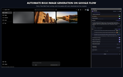 Marry Flow :: Queue prompts for bulk image and video generation on Google Flow (flow.google.com).