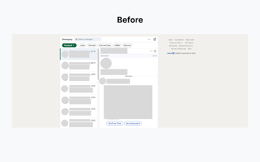 LinkedIn Messaging Toolkit — Fullwidth LinkedIn :: LinkedIn messaging tools: fullwidth conversations, inbox enhancements, and more. Expand threads and boost messaging productivity.