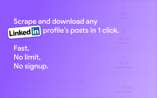 LinkedIn Post Scraper :: Scrape LinkedIn posts with ease