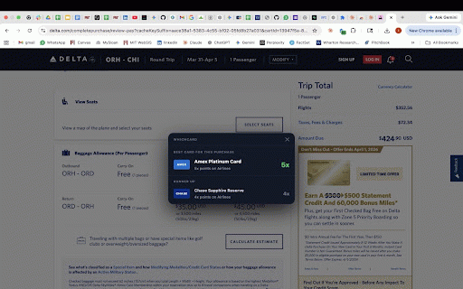 WhichCard — Best Card for Every Purchase :: Instantly know which credit card to use on any website