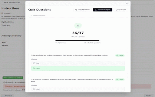 Quiz Fetch :: Automatically capture and organize Canvas LMS quiz questions for easy review and study.