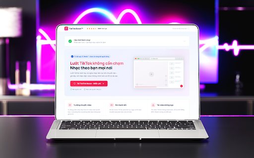 TokTok Boost™ :: Auto-next TikTok videos & keep audio playing in background tabs
