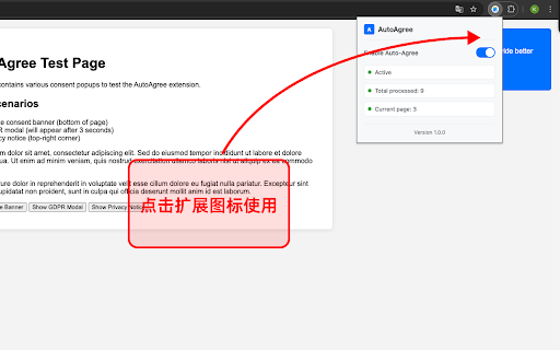 AutoAgree :: Automatically agree to cookie and privacy policy popups