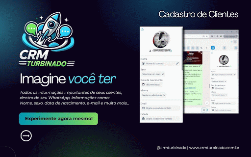 CRM TURBINADO :: CRM TURBINADO é um CRM no Google Chorme.