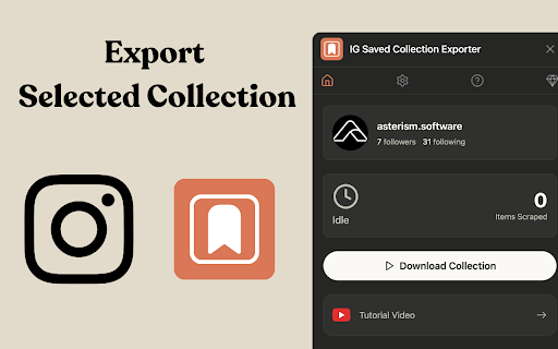 Instagram Saved Collection Exporter :: Instagram Saved Collection Exporter – Download & Export Instagram Photos and Videos Quickly