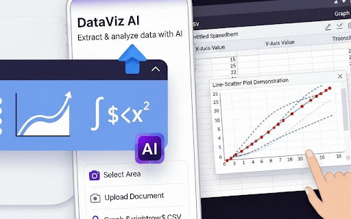DataViz AI: Table to Excel & Chart Maker: Instant Data Visualization :: Download website tables to Excel and create professional graphs instantly. Extract HTML tables to Excel/CSV. Perfect for analysts.