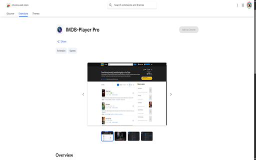 IMDB-Player Pro :: Integrated Player for IMDb Free.