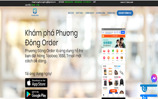Công Cụ Nhập Hàng Phương Đông :: Công cụ Đặt hàng trên trình duyệt Chrome & Cờ rôm+.