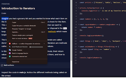 Anki Flashcard Sender :: Send selected text directly to Anki as flashcards.