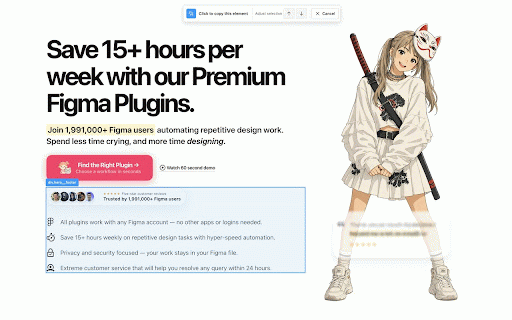 Weblify: Copy Websites to Figma - Free & Private :: Copy webpages or selected elements into Figma as editable layers. Free, private, and no Figma plugin required.