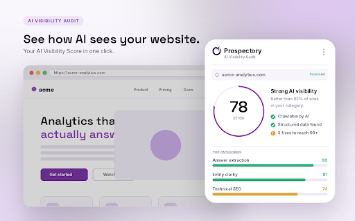 Prospectory.ai :: Professional side panel for LinkedIn prospecting and lead management