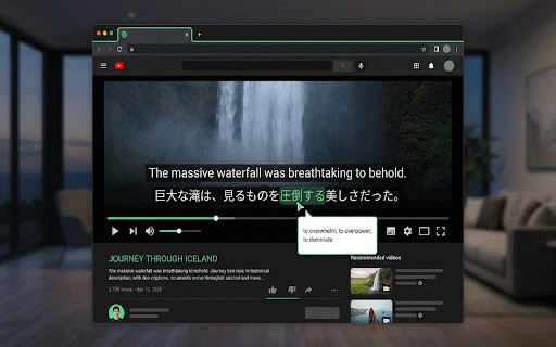 LingoTube :: Learn languages on YouTube and Netflix with interactive dual subtitles, translation, and saved vocabulary.
