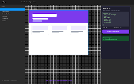 HTML to Figma :: Capture any webpage's HTML/CSS and import it into Figma as editable layers.