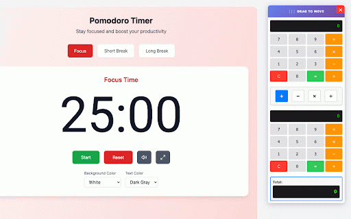 Dual Calculator :: A Chrome extension with two calculators that can combine their results