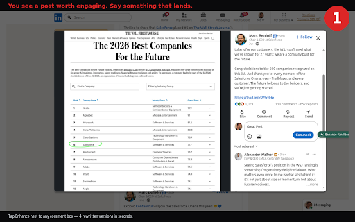 HitReplAI — AI LinkedIn Comments :: Generate AI LinkedIn comments in tones matched to your intent. 5 free/day, no account needed.