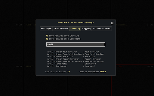 Fishtank Live Extended :: An open source project aimed at extending functionality on fishtank.live