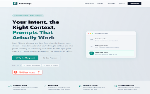 GenPrompt - AI Prompt Manager :: Access GenPrompt prompts, Agent Chat, Doc Agent, skills, agents and workflows from any page.