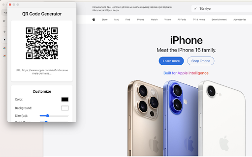 Free URL QR Code Generator UK :: Generate QR codes from URLs.