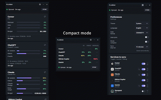 AI Usage Tracker :: Local dashboard for monitoring AI usage limits and reset times.
