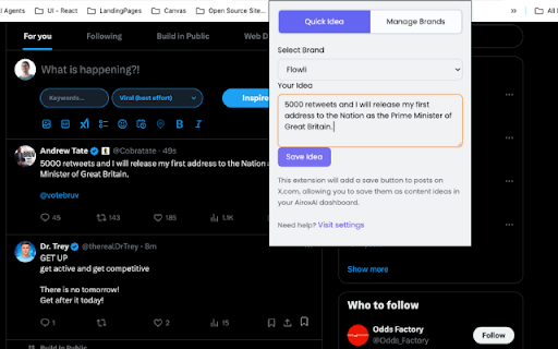 Postrr - Content Assistant :: Transform your social media strategy with content ideas from Postrr