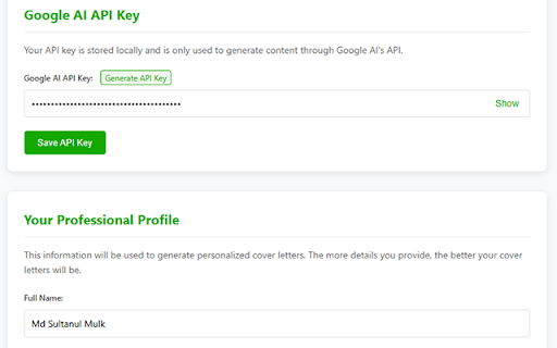 Upwork Helper :: AI-powered Chrome extension that generates personalized cover letters and automatically fills Upwork job applications using AI