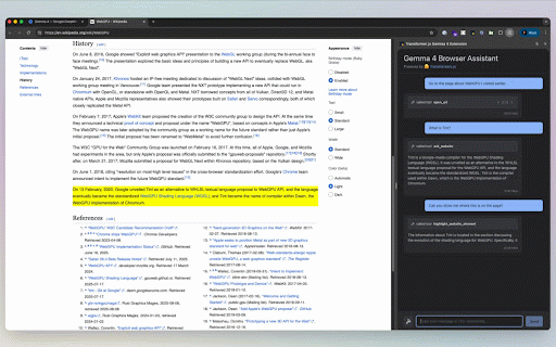 Transformers.js Gemma 4 Browser Assistant :: On-device AI Browser Assistant powered by Transformers.js and Gemma 4 E2B