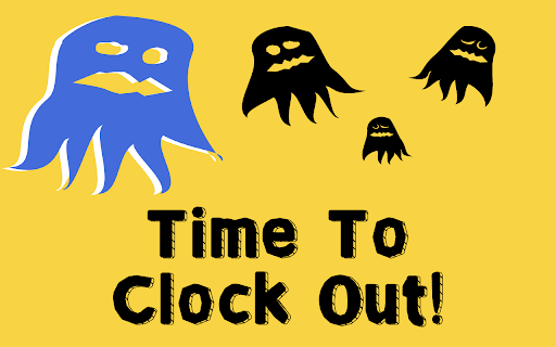 Clock Out! :: 👻 Cute ghost clock-out timer