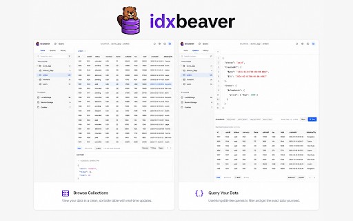 IdxBeaver :: A professional database client for IndexedDB, LocalStorage, and SessionStorage.