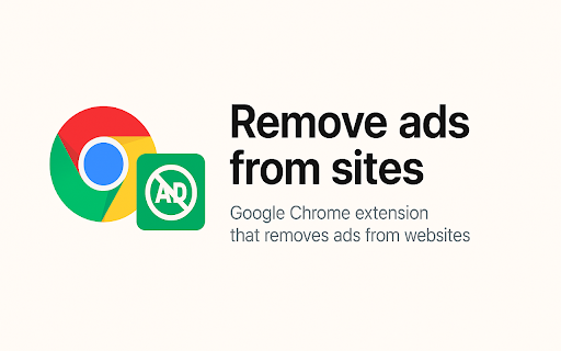 Ad Clean :: A clean, simple ad blocker with instant toggle and badge counter.