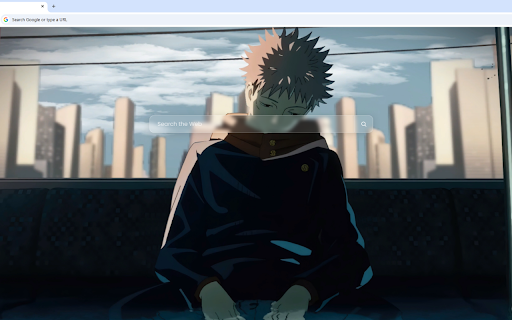 Itadori Sleeping In The Train Jujutsu Kaisen Live Wallpaper :: Yuji Itadori rests quietly on a flooded train passing by a quiet city skyline.