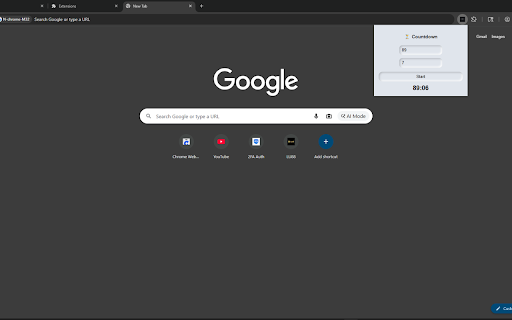 Simple Countdown Timer :: Start a quick countdown timer directly from your browser.