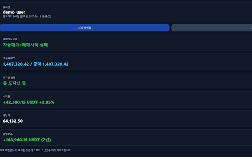 Lumina Ai :: Account status and position monitoring side panel for Lumina users.