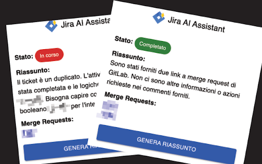 JIRA AI Assistant :: Quickly generate concise summaries of Jira tickets. Uses Google Gemini.