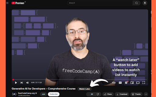 TubeManager - Save, Tag & Timestamp YouTube Videos :: Organize and save YouTube videos with custom tags, colored timestamps, notes, and links for a personalized experience.