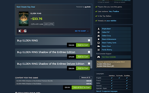Steam Key Deal Finder :: Find the best Steam key deal for your favorite games